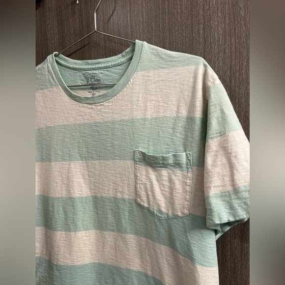 J. Crew short sleeve shirt stripes size xl - Picture 2 of 3